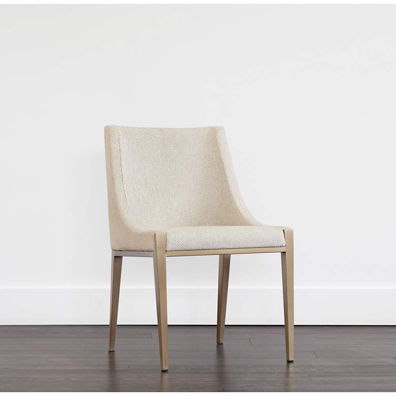 Image 1 Sunpan Dionne Dining Chair Monument Oatmeal