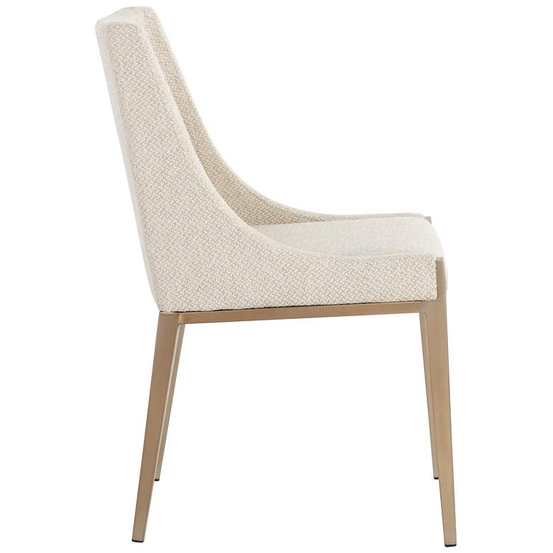 Image 4 Sunpan Dionne Dining Chair Monument Oatmeal more views