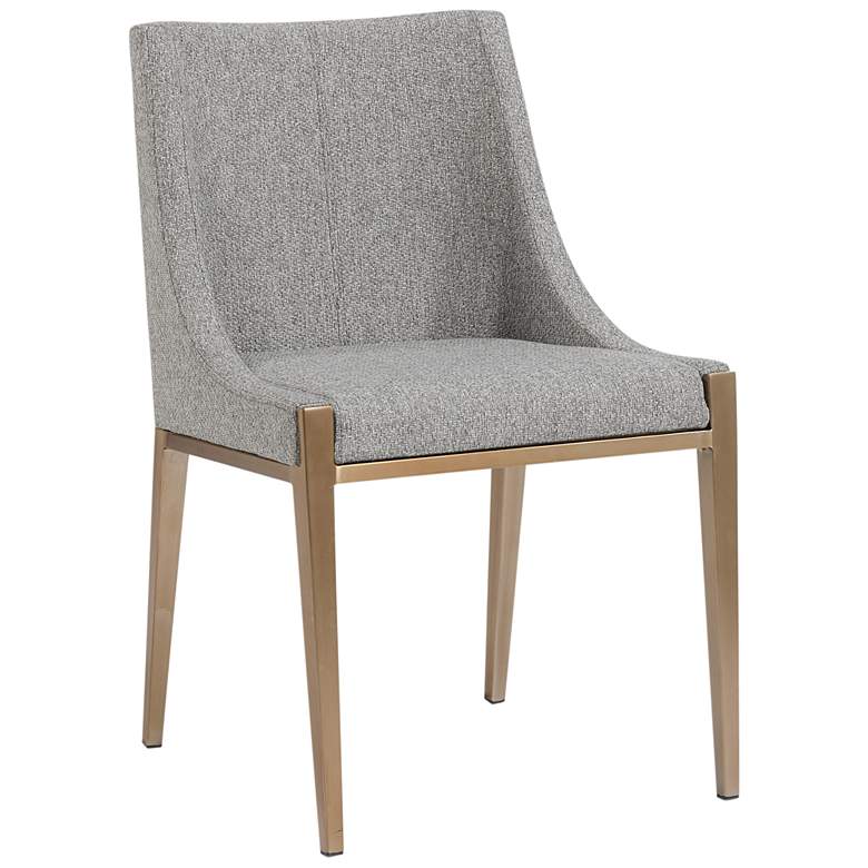 Image 1 Sunpan Dionne Dining Chair Monument Pebble