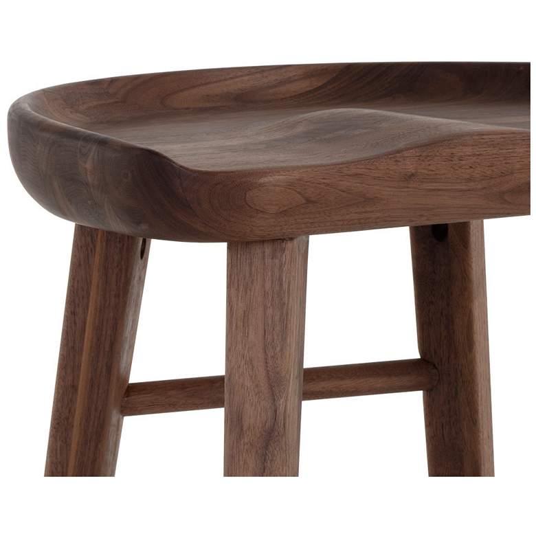 Image 6 Sunpan Dominic Counter Stool Walnut more views