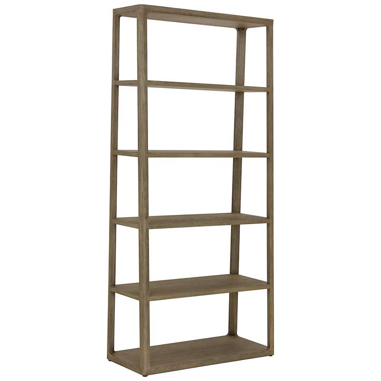 Image 2 Sunpan Doncaster Bookcase Large Smoke Gray more views