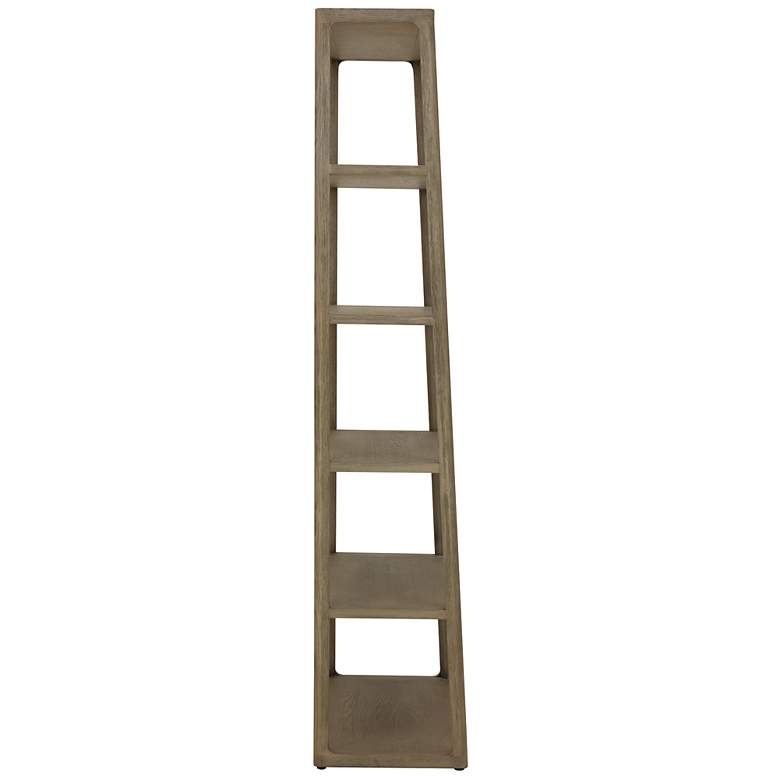 Image 3 Sunpan Doncaster Bookcase Large Smoke Gray more views