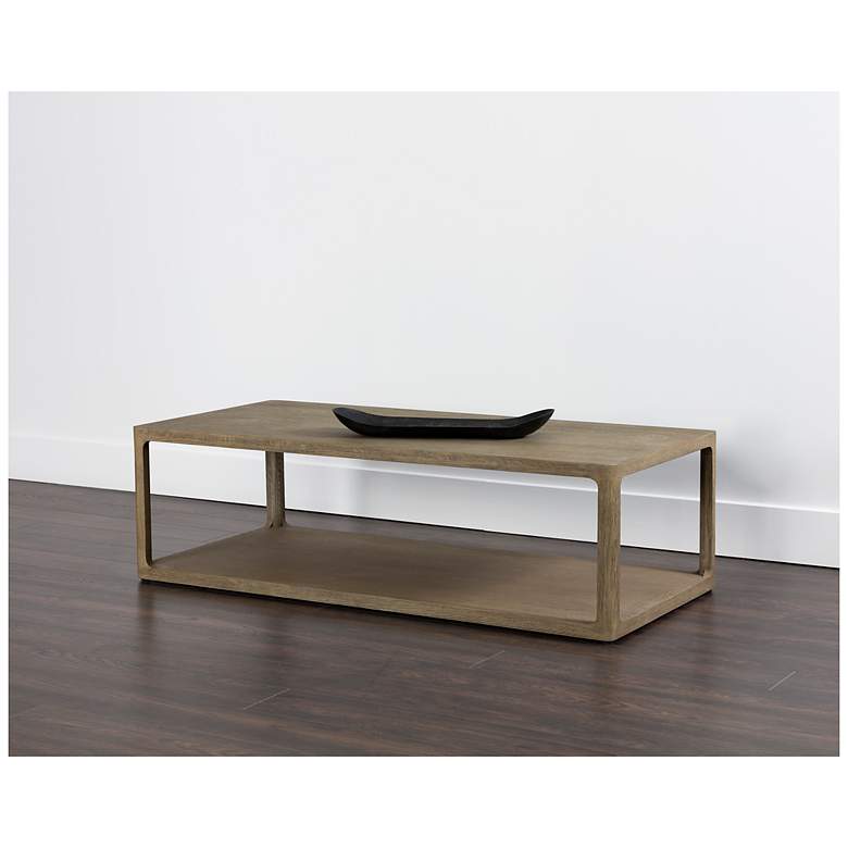 Image 3 Sunpan Doncaster Coffee Table Smoke Gray more views