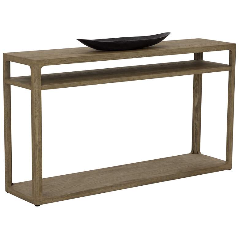 Image 1 Sunpan Doncaster Console Table Smoke Gray