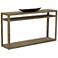 Sunpan Doncaster Console Table Smoke Gray