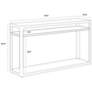7_Sunpan Doncaster Console Table Smoke Gray more views