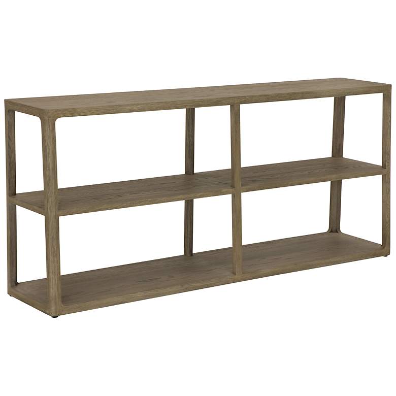 Image 2 Sunpan Doncaster Low Bookcase Smoke Gray more views