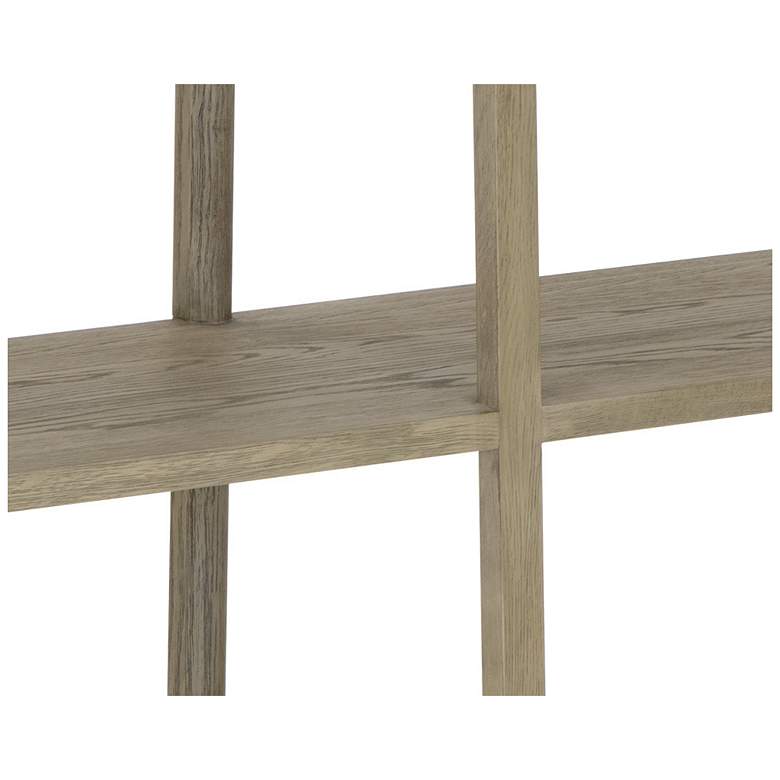 Image 3 Sunpan Doncaster Low Bookcase Smoke Gray more views