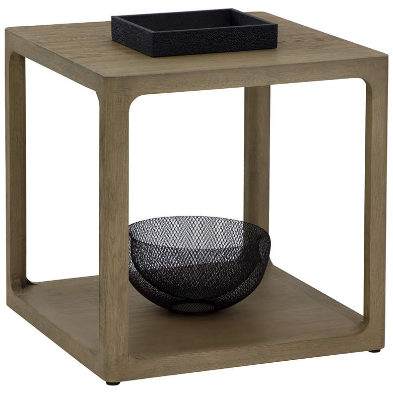 Image 1 Sunpan Doncaster Side Table Smoke Gray