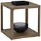 Sunpan Doncaster Side Table Smoke Gray