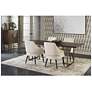 6_Sunpan Donnelly Dining Table Antique Brass Dark Mango 95" more views