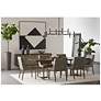 7_Sunpan Donnelly Dining Table Antique Brass Dark Mango 95" more views