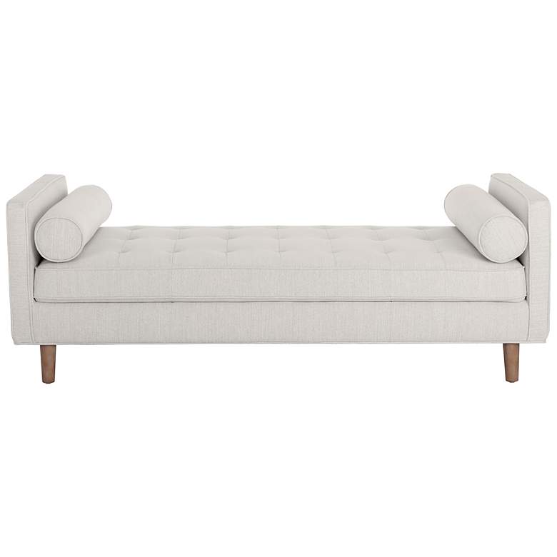 Image 2 Sunpan Donnie Bench Natural Mina Ivory more views