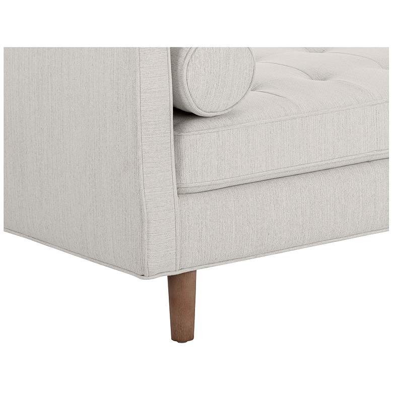Image 4 Sunpan Donnie Bench Natural Mina Ivory more views