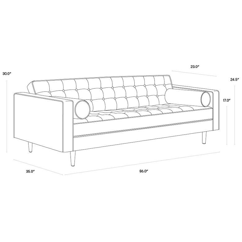 Image 7 Sunpan Donnie Sofa Tobacco Tan more views