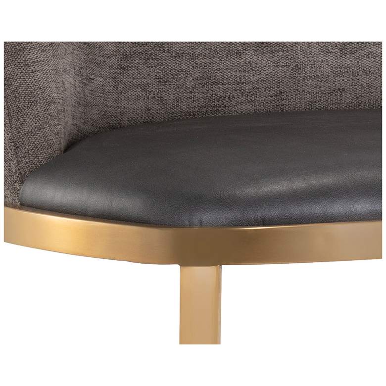 Image 6 Sunpan Dover Barstool Bravo Portabella and Sparrow Gray more views