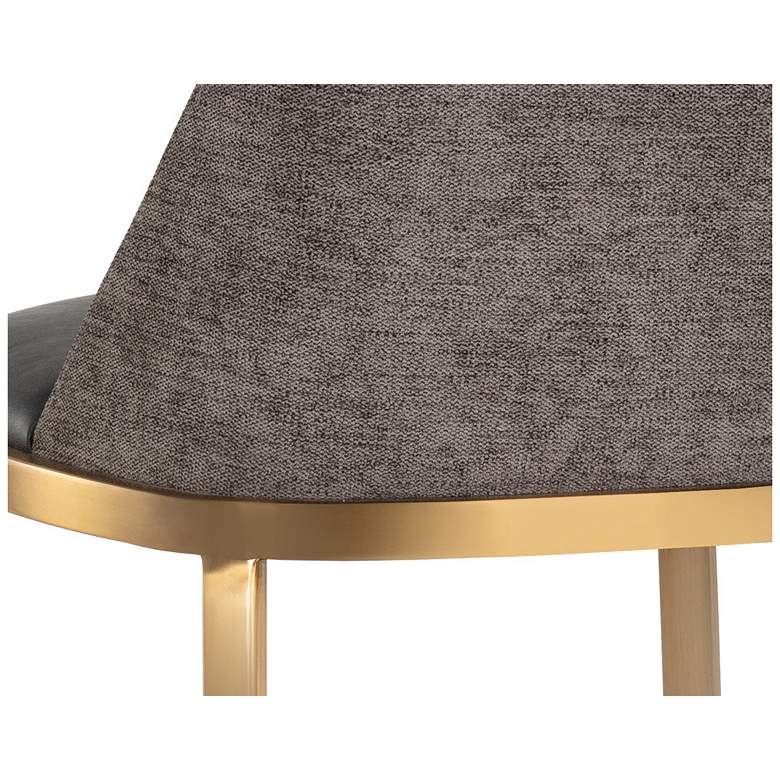 Image 7 Sunpan Dover Barstool Bravo Portabella and Sparrow Gray more views
