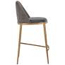 2_Sunpan Dover Counter Stool Bravo Portabella and Sparrow Gray more views