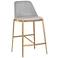 Sunpan Dover Counter Stool Napa Stone and Polo Club Stone