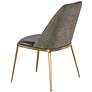 5_Sunpan Dover Dining Chair Bravo Portabella and Sparrow Gray Set of 2 more views