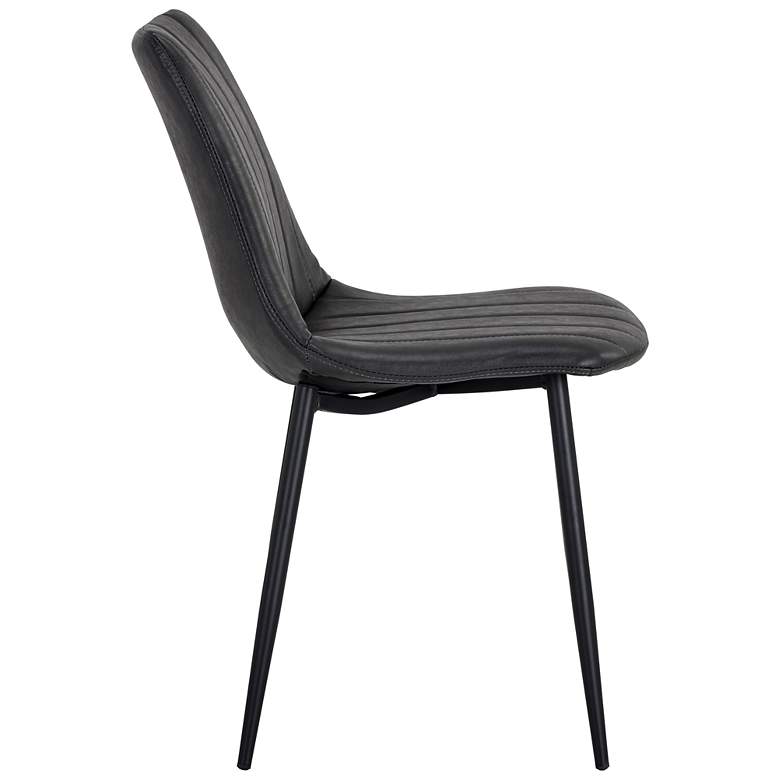 Image 3 Sunpan Drew Dining Chair Black Bravo Portabella Set of 2 more views