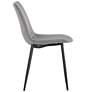 3_Sunpan Drew Dining Chair Black Light Gray Set of 2 more views