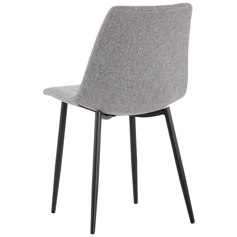 Image 4 Sunpan Drew Dining Chair Black Light Gray Set of 2 more views