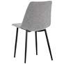 4_Sunpan Drew Dining Chair Black Light Gray Set of 2 more views