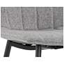 6_Sunpan Drew Dining Chair Black Light Gray Set of 2 more views
