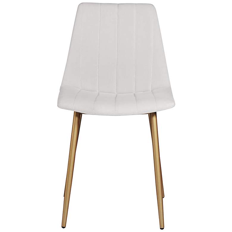 Image 3 Sunpan Drew Dining Chair Champagne Gold Antonio Linen Set of 2 more views