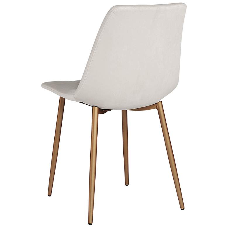 Image 5 Sunpan Drew Dining Chair Champagne Gold Antonio Linen Set of 2 more views