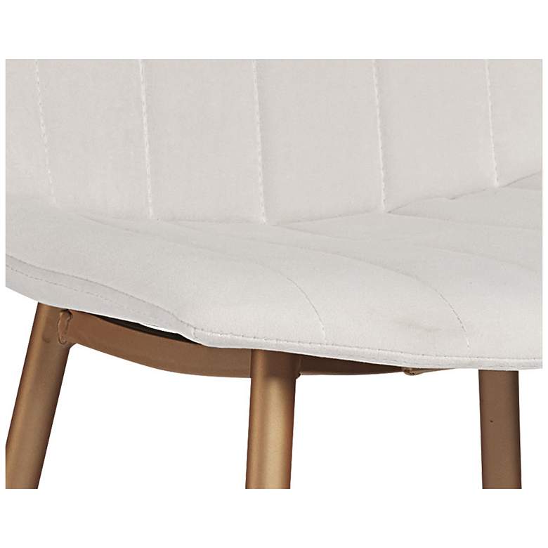Image 6 Sunpan Drew Dining Chair Champagne Gold Antonio Linen Set of 2 more views