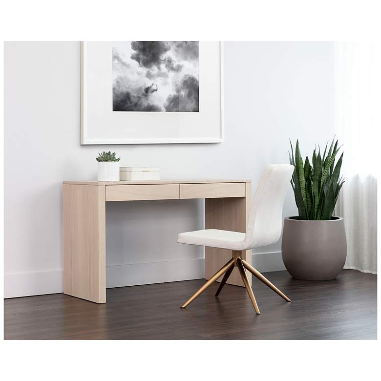 Image 5 Sunpan Dutad Desk Light Oak more views