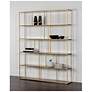 2_Sunpan Eiffel Bookcase Extra Large Antique Brass more views