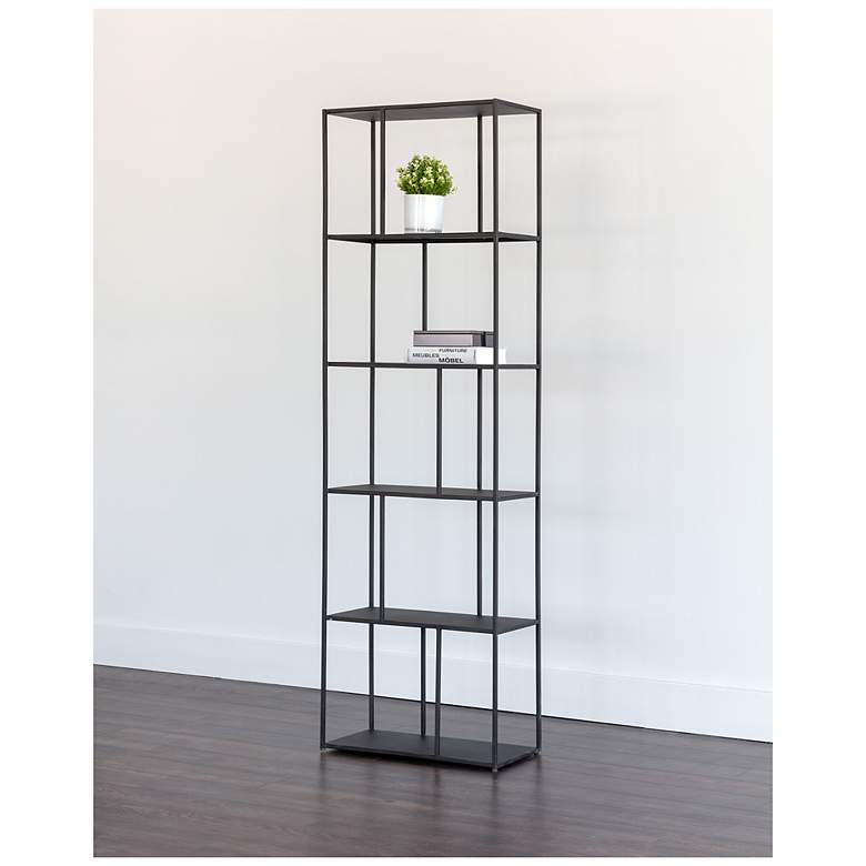 Image 3 Sunpan Eiffel Bookcase Small Black more views