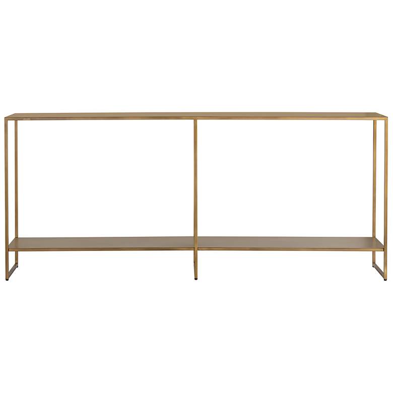 Image 3 Sunpan Eiffel Console Table Antique Brass more views