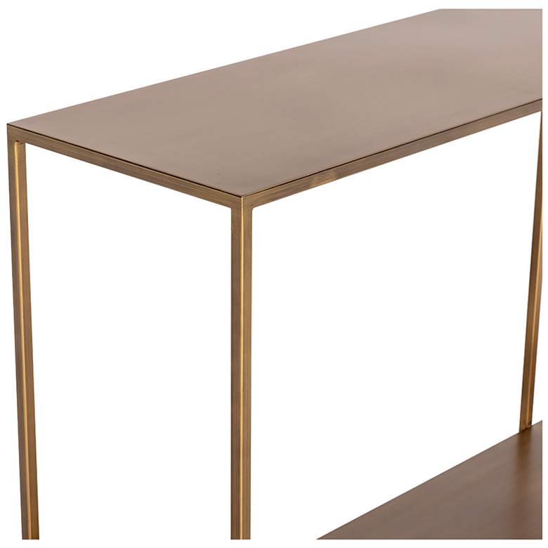 Image 4 Sunpan Eiffel Console Table Antique Brass more views