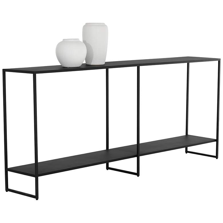 Image 2 Sunpan Eiffel Console Table Black more views