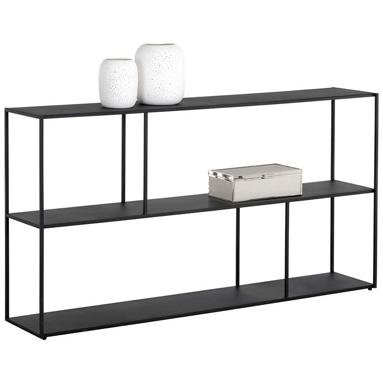 Image 1 Sunpan Eiffel Low Bookcase Large Black
