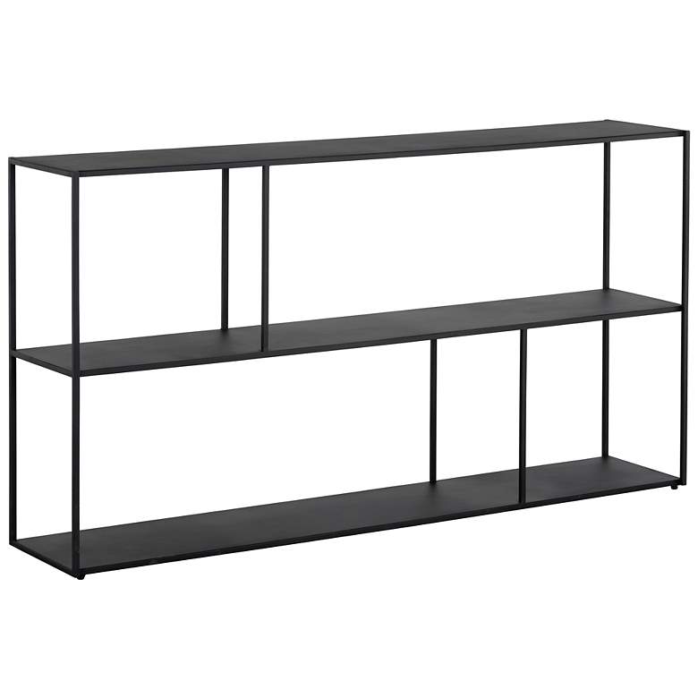Image 2 Sunpan Eiffel Low Bookcase Large Black more views