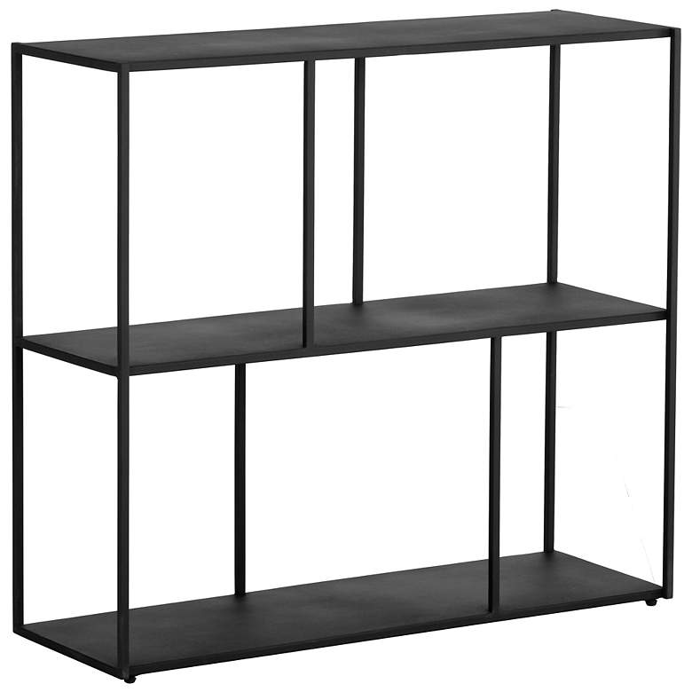 Image 2 Sunpan Eiffel Low Bookcase Medium Black more views