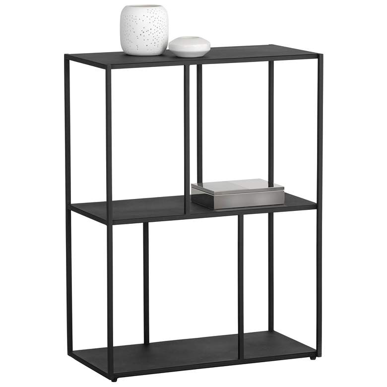 Image 1 Sunpan Eiffel Low Bookcase Small Black