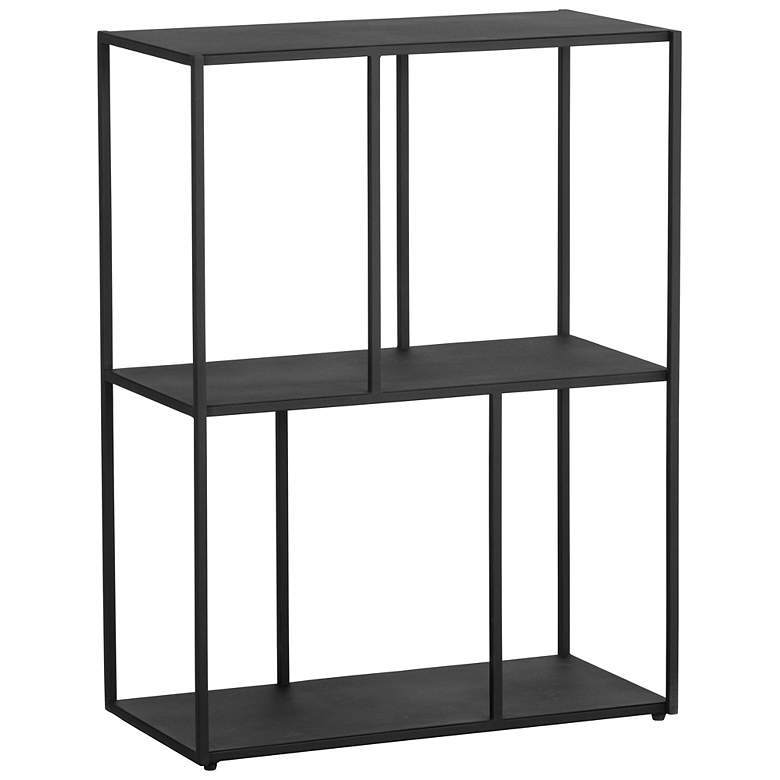 Image 2 Sunpan Eiffel Low Bookcase Small Black more views