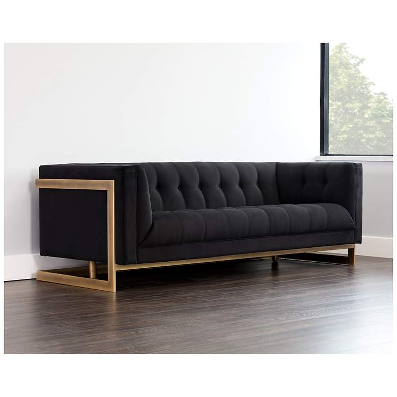 Image 5 Sunpan Ekon Sofa Abbington Black more views