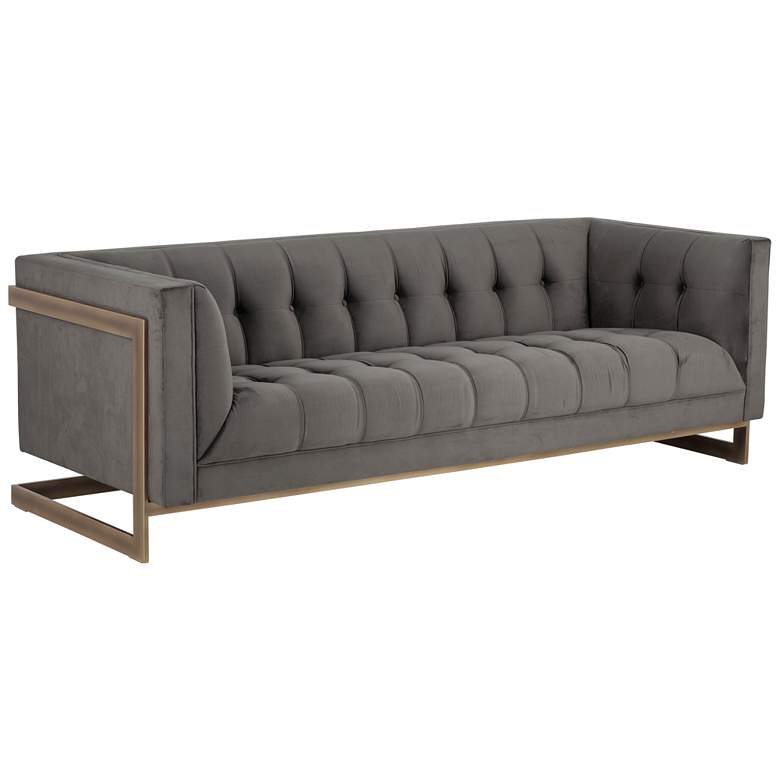 Image 1 Sunpan Ekon Sofa Piccolo Pebble