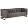 Sunpan Ekon Sofa Piccolo Pebble