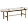 Sunpan Elaine Bench Polo Club Muslin