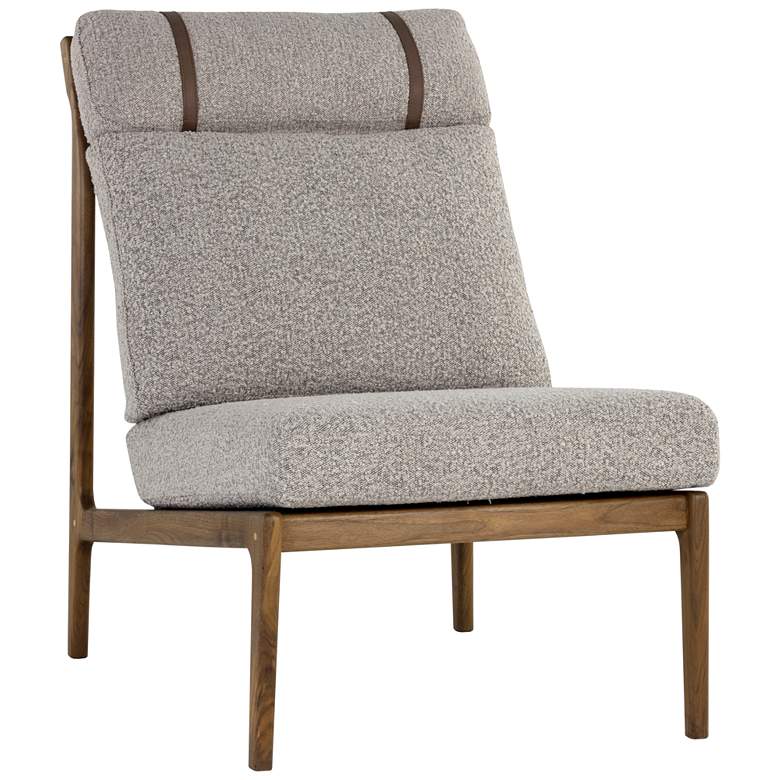 Image 2 Sunpan Elanor Lounge Chair Walnut Altro Cappuccino