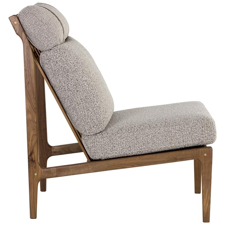 Image 4 Sunpan Elanor Lounge Chair Walnut Altro Cappuccino more views