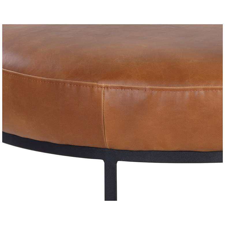 Image 3 Sunpan Elgin Ottoman Tobacco Tan more views